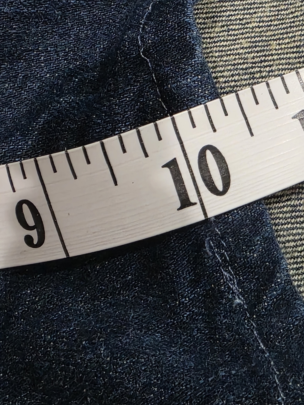 Levi's Dark Blue Denim Jean Shorts - Five-Pocket Style - Picture 9 of 10